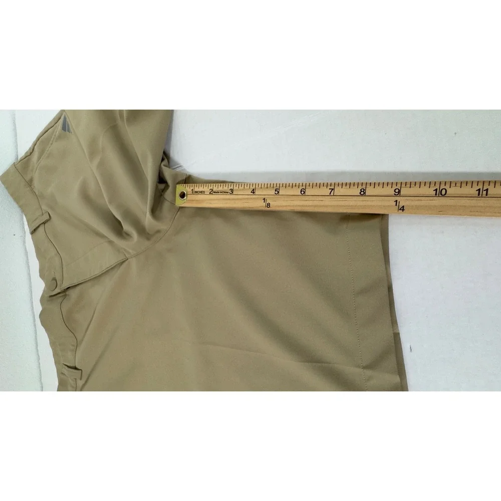 Adidas Golf Shorts Mens 38 Tan Performance Stretch Flat‎ Front